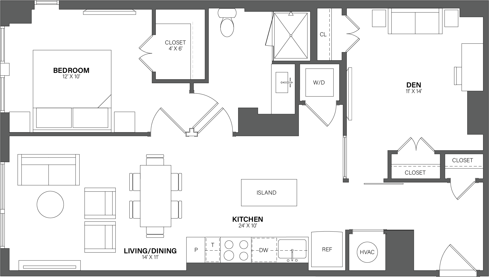 Floorplan image of apartment 0333